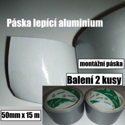 Páska lepící aluminium 2 kusy